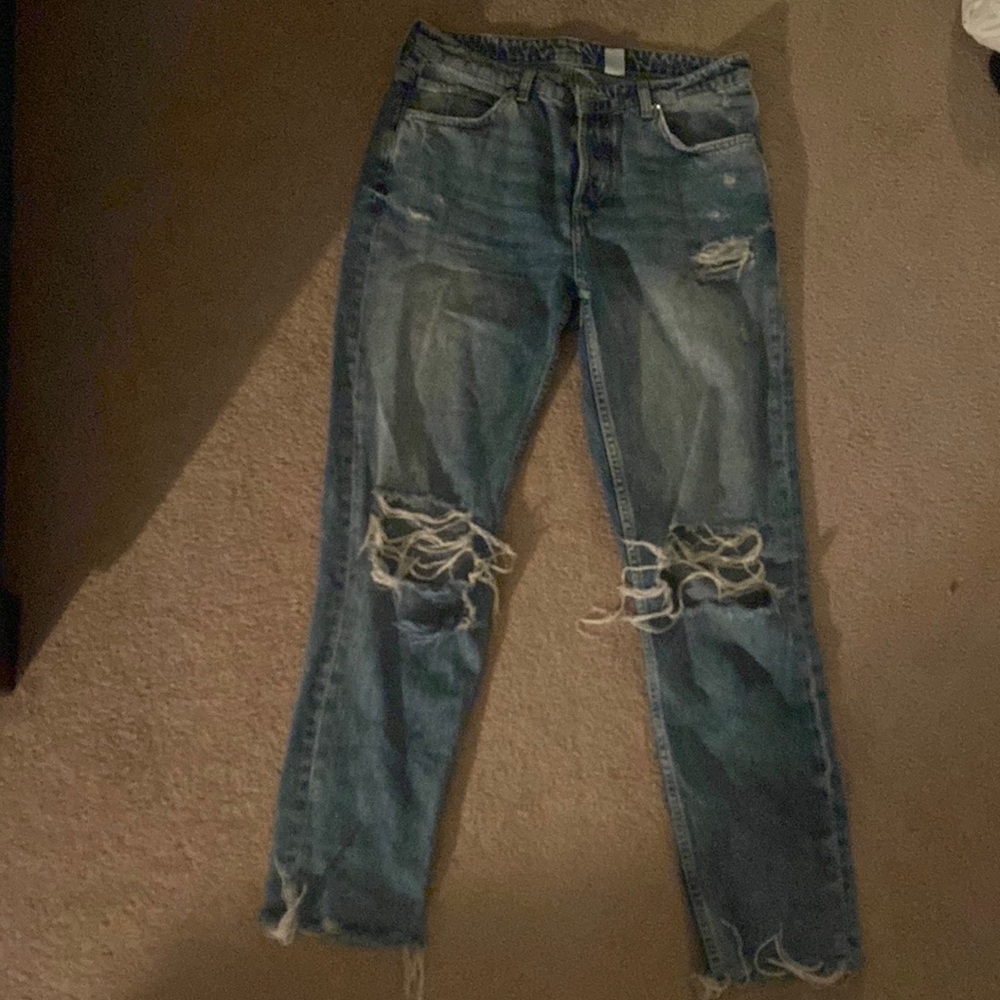 Demon ripped jeans